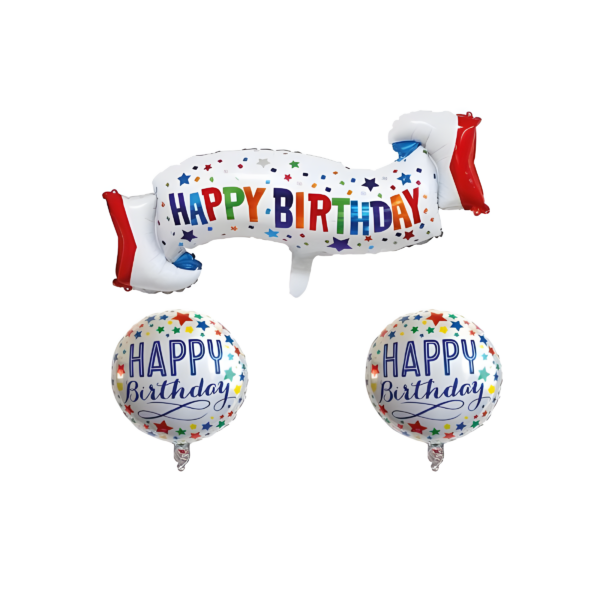 Happy Birthday Kurdele 3’lü Set