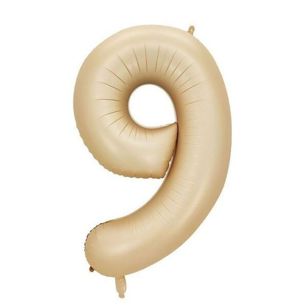 40″ Karamel 9 Rakam Folyo Balon